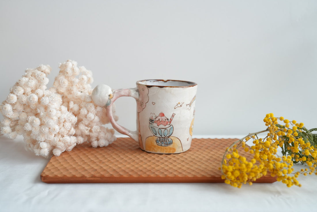 Sayo Horimizu 堀水小夜 Animal Handled Mug SH03