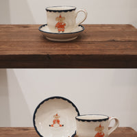 Yukiko Nagahama 長浜由起子 - Christmas Mug with Saucer YN01