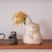 Kato Mikiko 加藤美纪子 Large Bear Vase - MK43