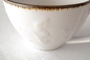 Mashiko Pottery Yoshizawa Bird and Star Sign Mug