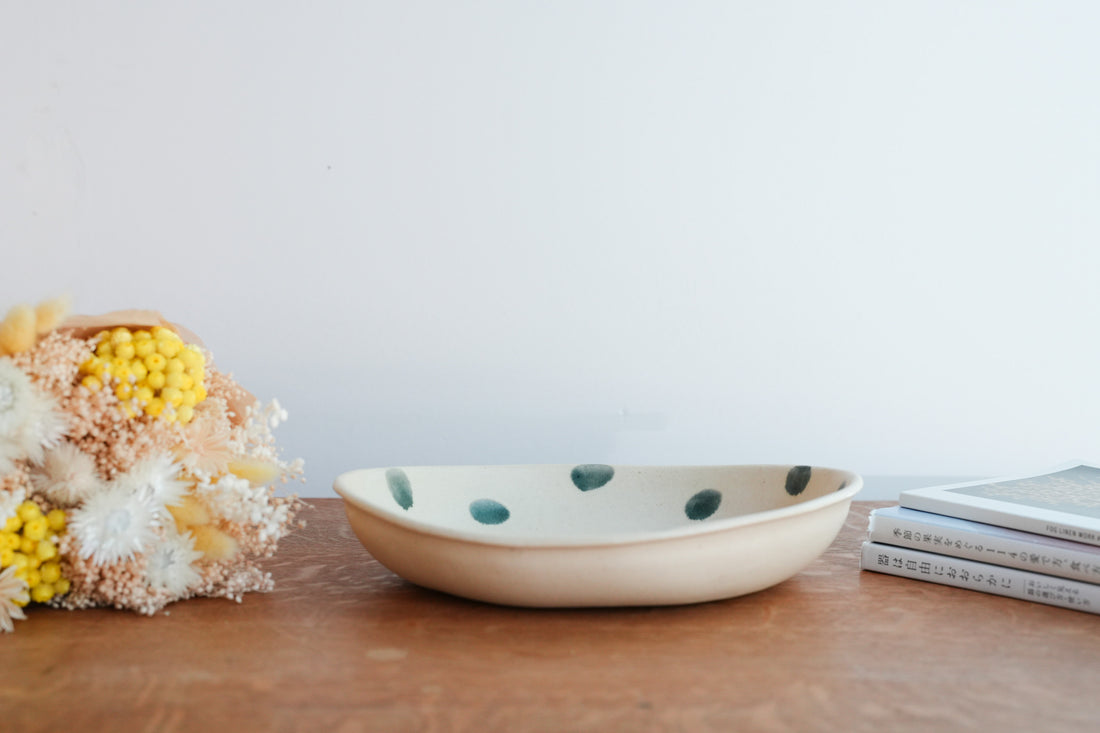 Ken Aoki 青木挙 Large Oval Bowl KE13