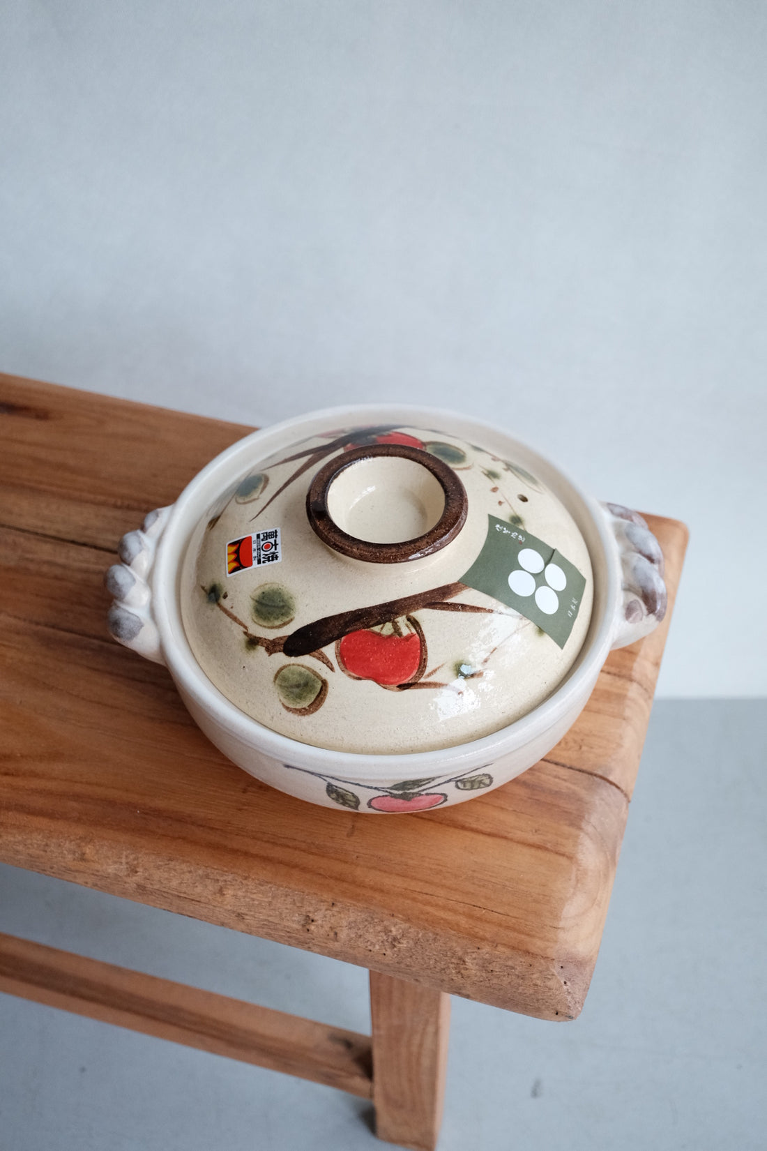 Donabe Banko Ware No.7 Persimmon Clay Pot