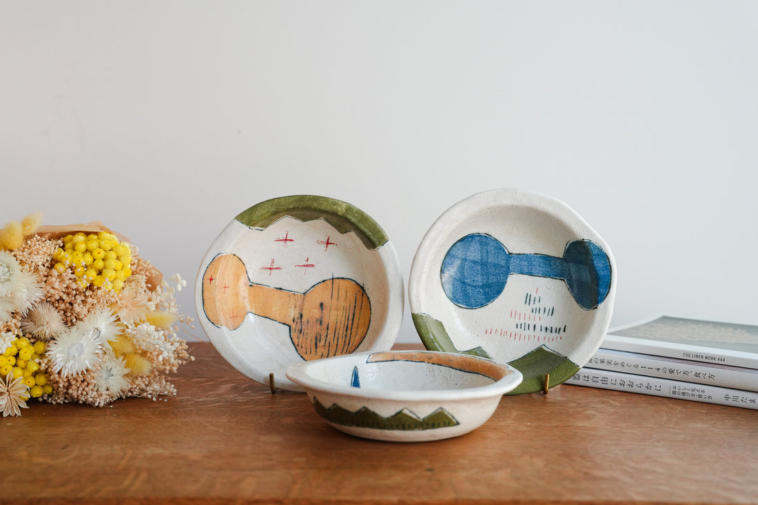 Hapun Pottery 拝志睦子 Bowl HP22