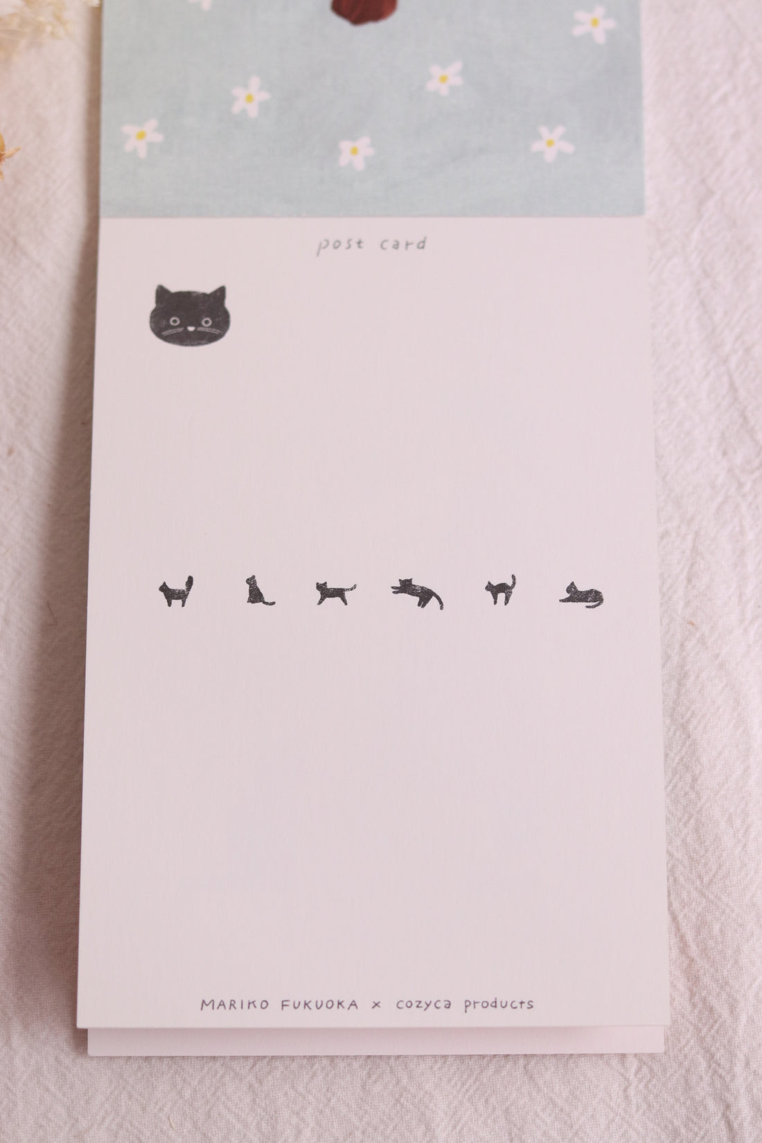 Mariko Fukuoka x Cozyca Products Postcard NoteBook