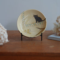 Shoko Hirano 平野照子 Cat Large Bowl SR14 #2