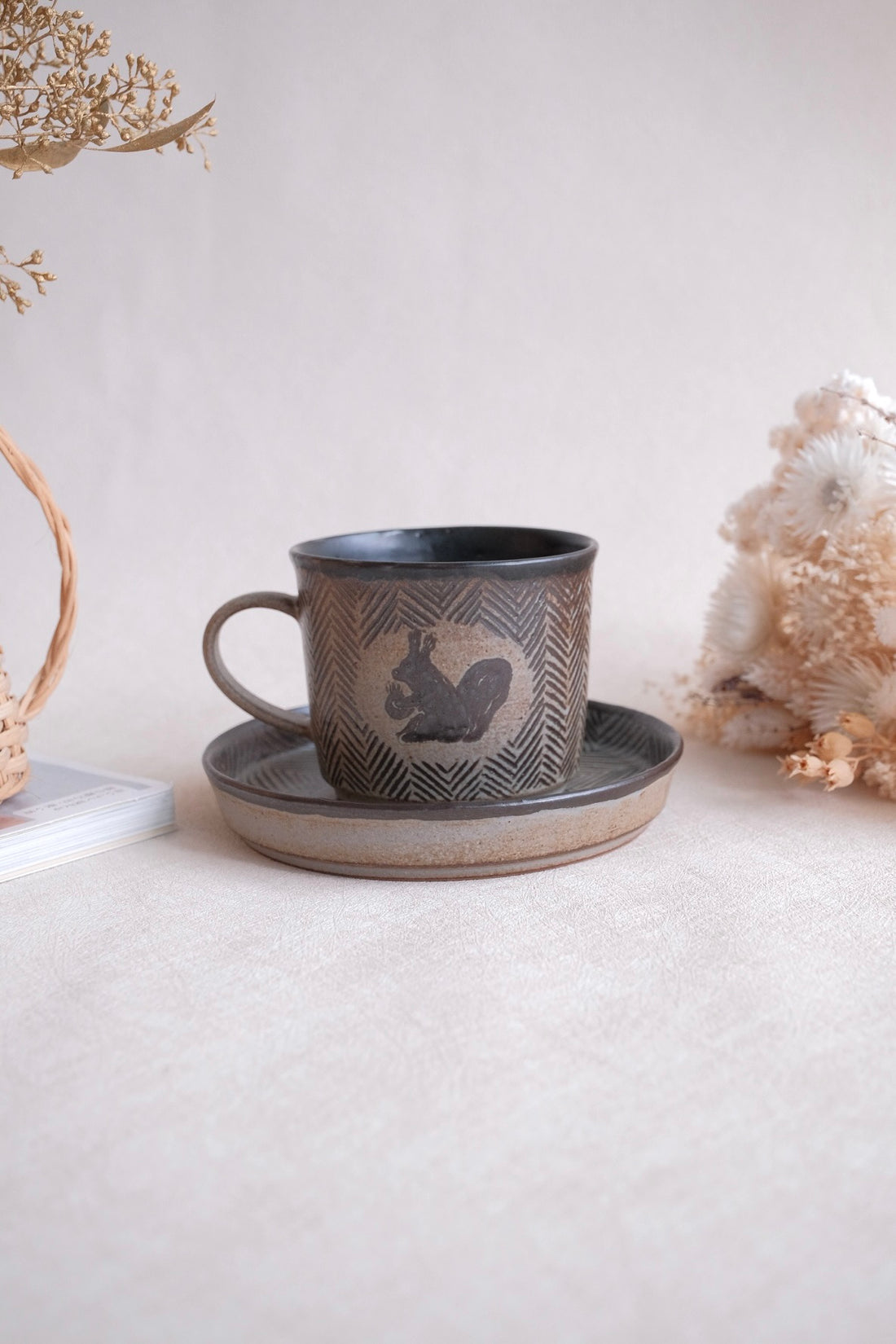 Ayane Hamada 濱田綾音 Animal Mug and Saucer Set AY14