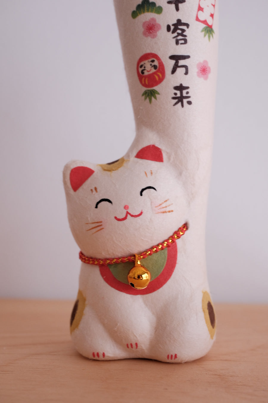 木村桜士堂 Paper Lucky Cat - Guest-Welcoming