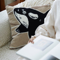 BAIYA Studio Orca Super Soft Flannel Fuzzy Cushion - Preorder