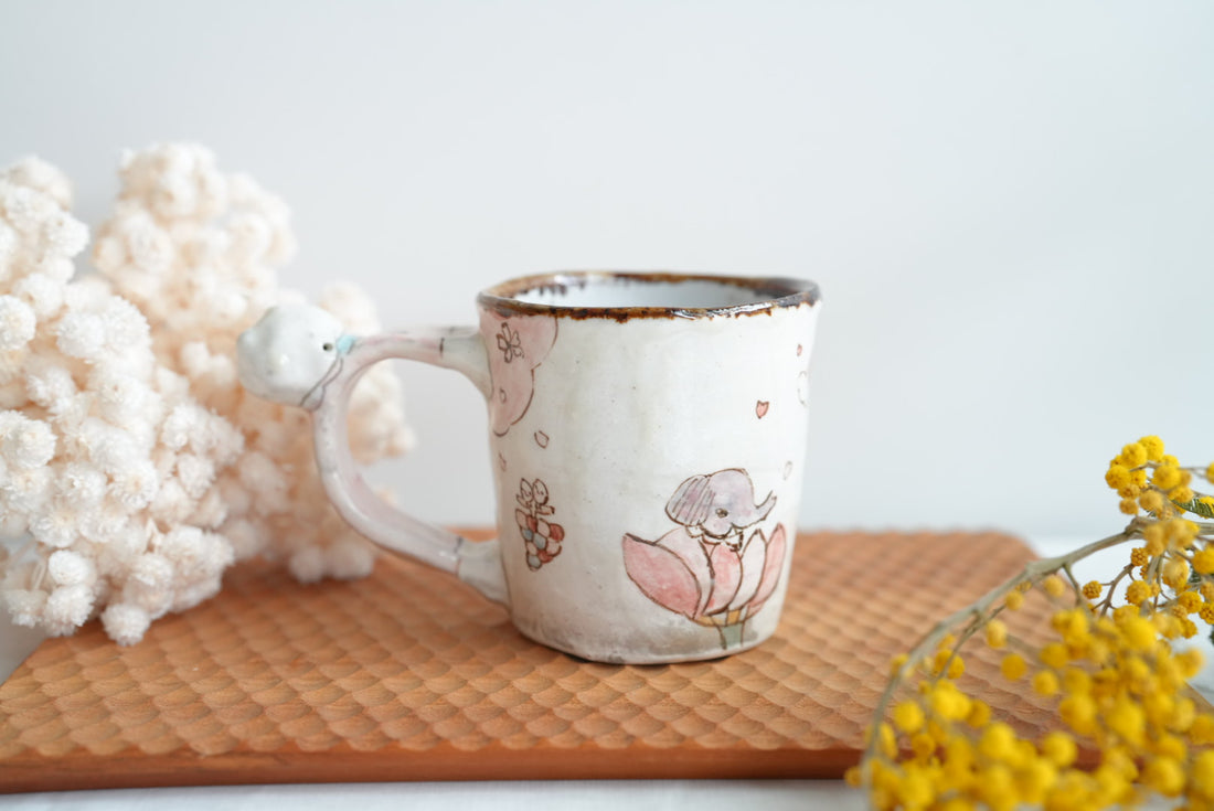 Sayo Horimizu 堀水小夜 Animal Handled Mug SH03