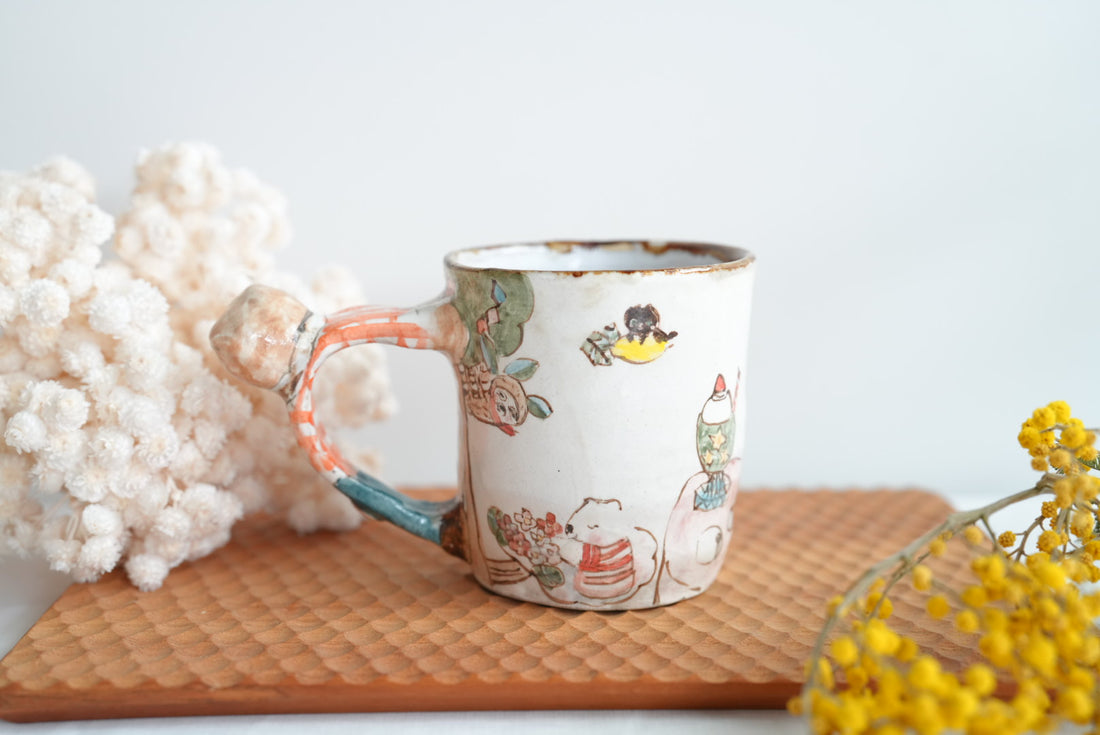 Sayo Horimizu 堀水小夜 Animal Handled Mug SH03