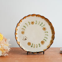 Minako Takizawa 滝沢三奈子 Large pedestal Plate MW04