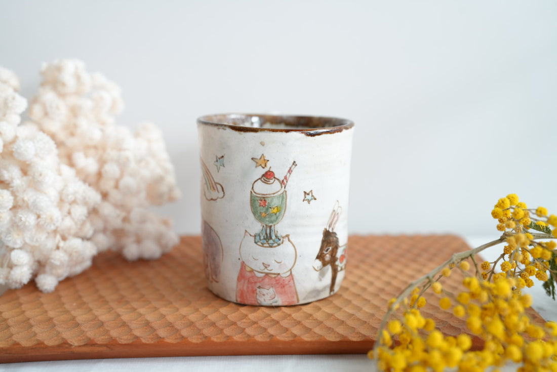 Sayo Horimizu 堀水小夜 Animal Handled Mug SH03