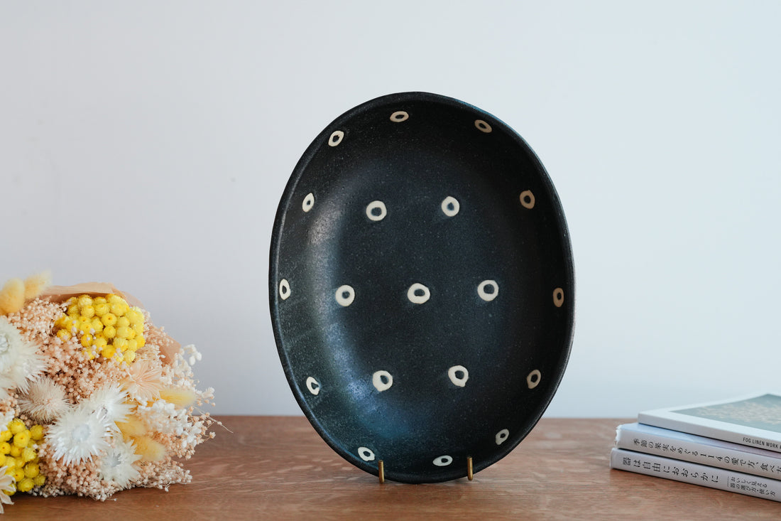 Ken Aoki 青木挙 Large Oval Bowl KE13