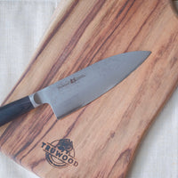 Shizu Hamono - Shikisai Miyako Damascus Santoku 165mm