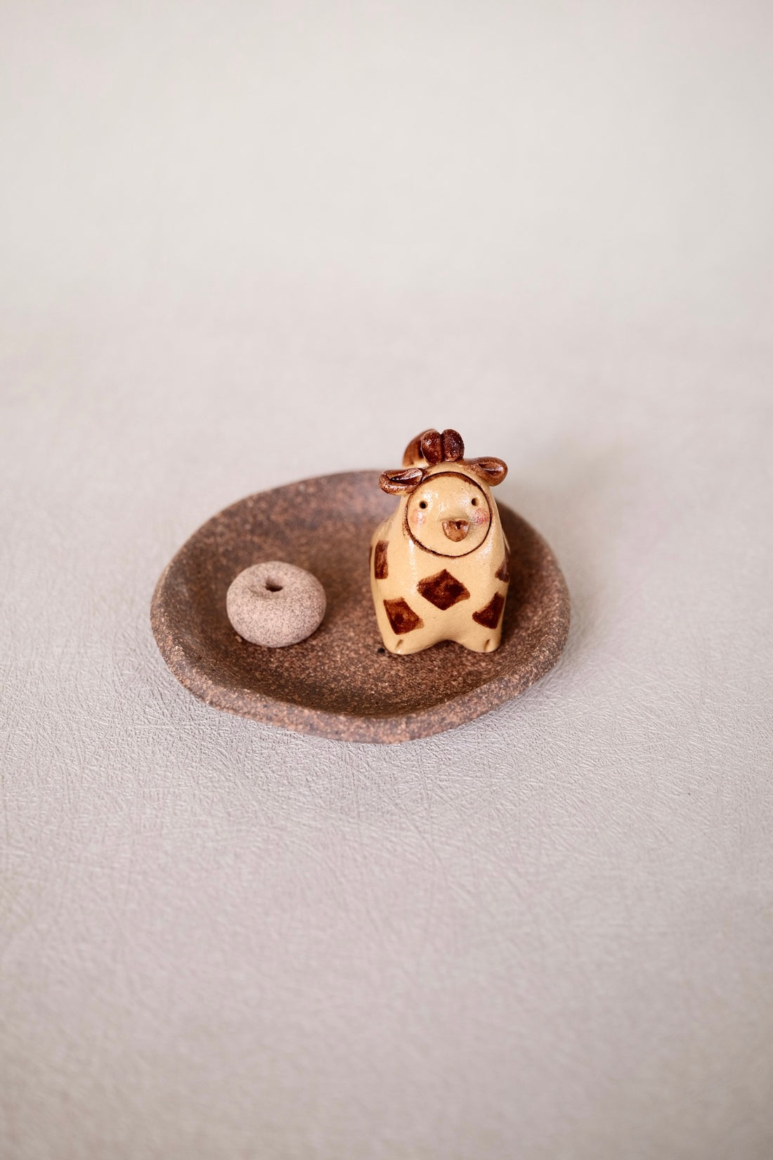 Japanese Clay Animals Incense Holder - Animal Collection