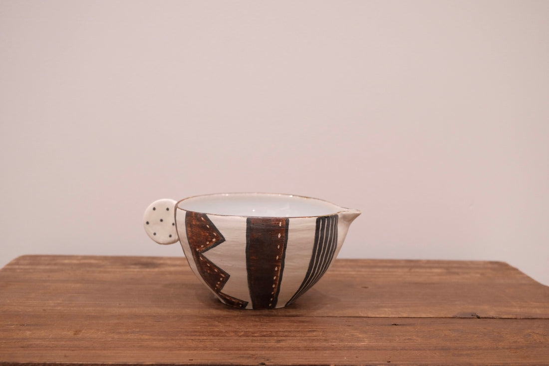 Emishi Kobo 池田匡優&美弥子 - Matcha Bowl with Spout EK16