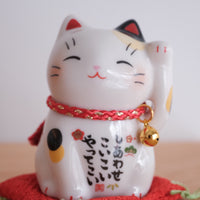 木村桜士堂 Ceramic Lucky Cat - Small