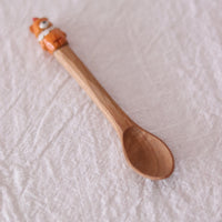 Ayataro Small Spoon - Orange Bear - aya11