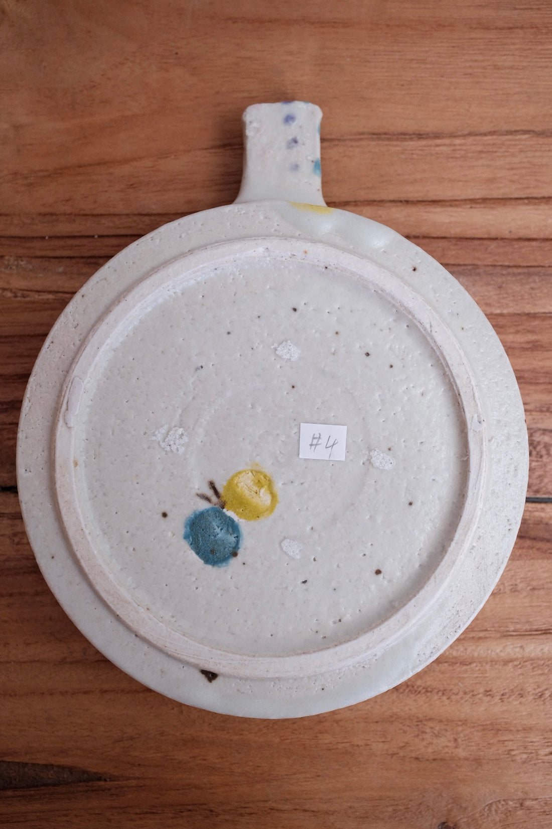 Haruko Harada 原田晴子 Plate with Handle - HH09 #4