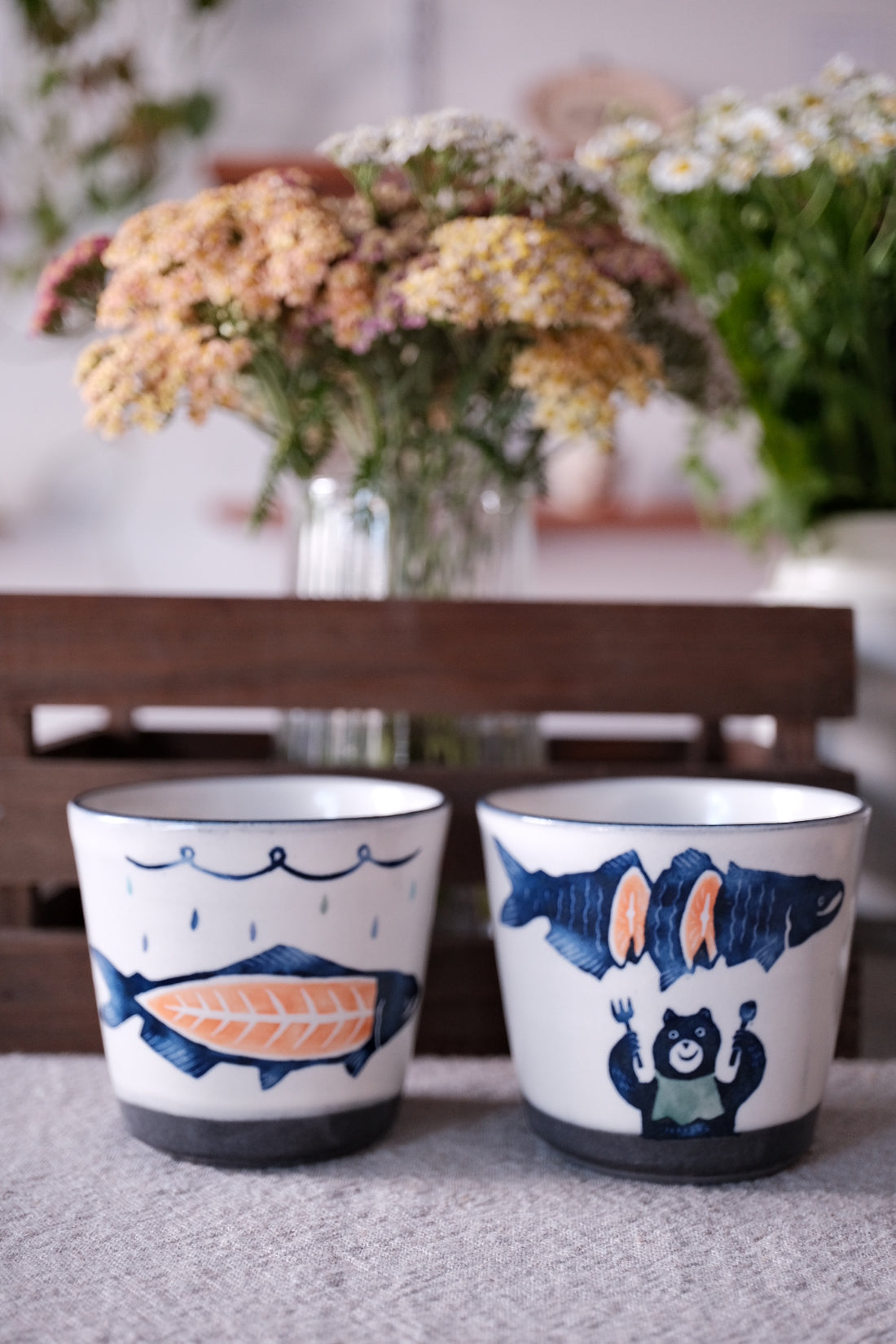 Nakagaki Tomoko Kohiki Hand Painted Teacup  - KP6