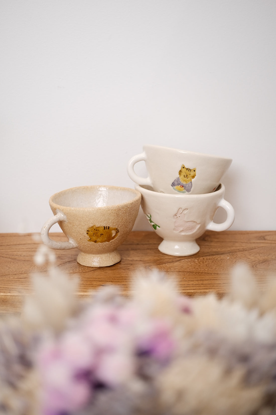 Fukuda Yuko 福田友子 Pedestal Mug FU04