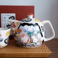 夕立窯 Japanese Style Tea Set - Blue Mt. Fuji