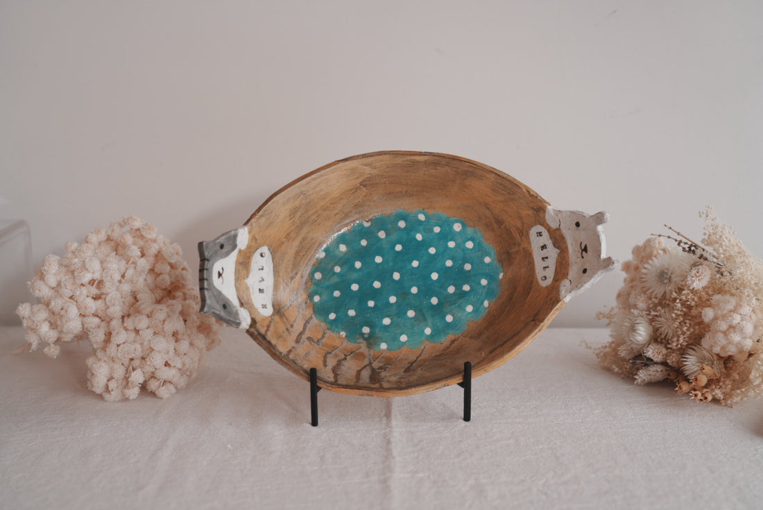 Fumiko Tsuchihashi 土橋文子 - Oval Deep Plate FT13 #3