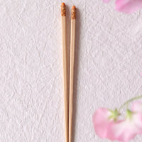 Ayataro Chopsticks - Brown Bear with Orange - aya05