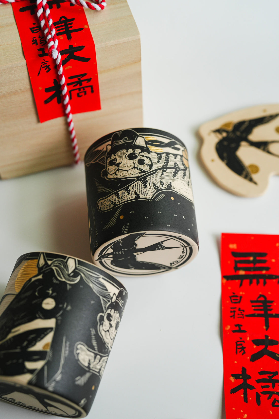 Shirogarasu Studio Chinese Zodiac Limited Edition - Horse Cup