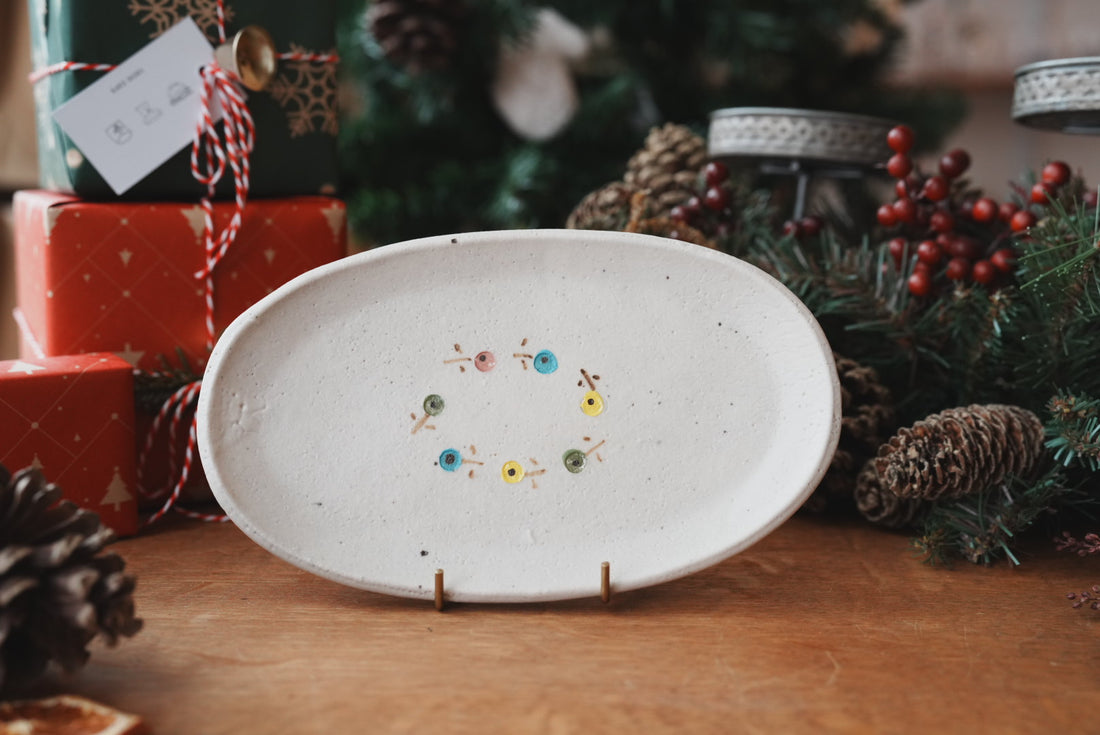 Haruko Harada 原田晴子 Oval Plate - HH36