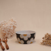 Kei Mitsumochi ミツ持啓 Flower Bowl - Black KM69