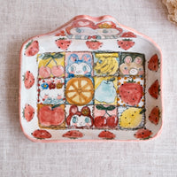 Asako Yamaguchi 山口麻子 Animal Square Deep Plate AI26
