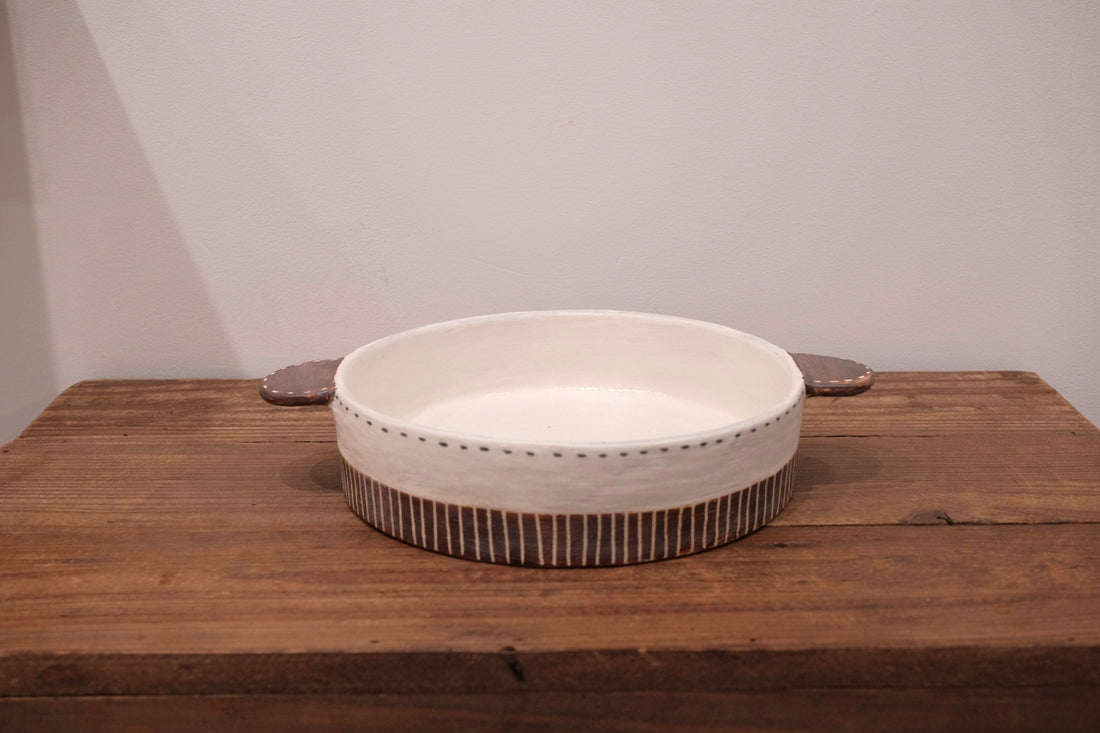 Emishi Kobo 池田匡優&美弥子 - Large Double Handled Bowl EK14