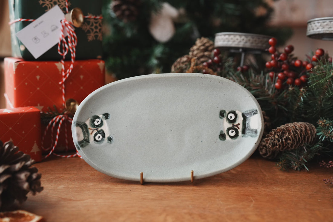 Haruko Harada 原田晴子 Oval Plate - HH36