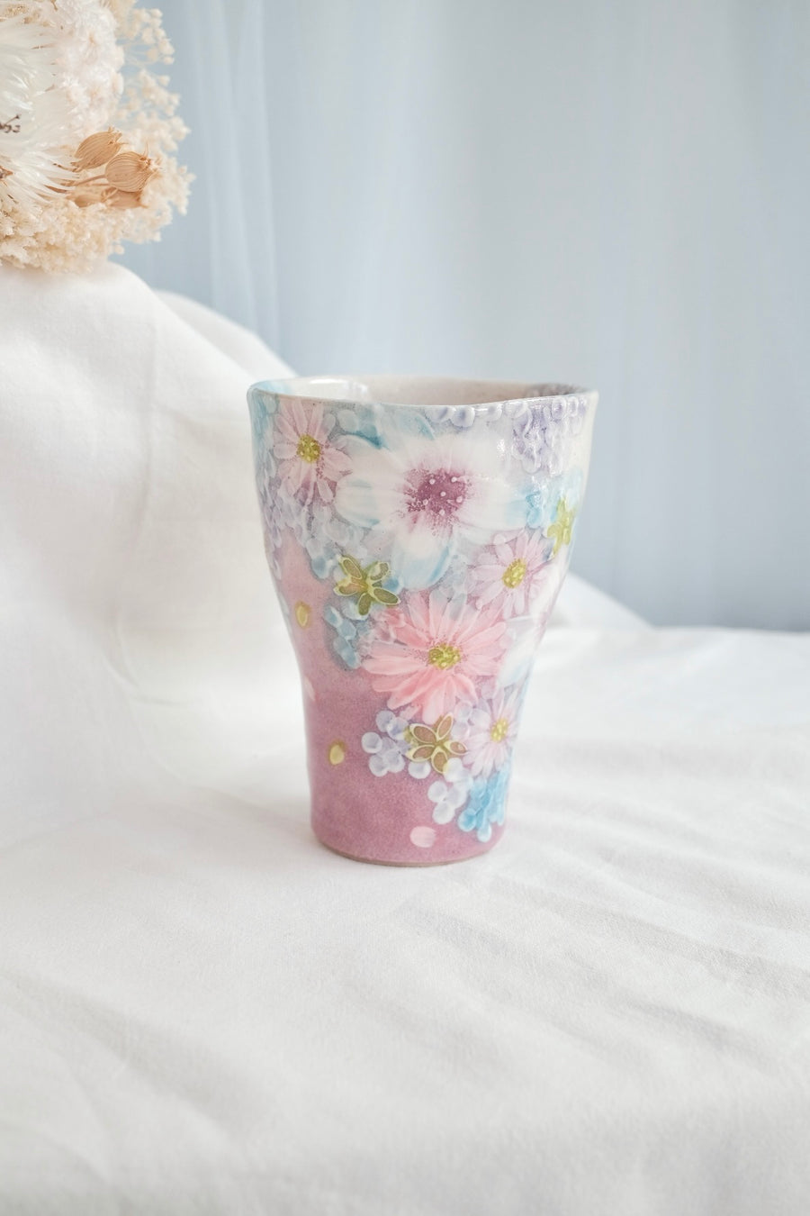 Seto Ware Flower Coke Cup
