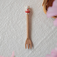 Ayataro Large Fork - Cat in Red Pants - aya14