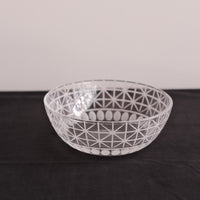 Miki Yamaguchi 山口未来 Kiriko Glass Medium Bowl Lattice Dot