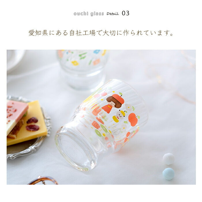 Aderia Glass Water Cup - Misutama Fruit