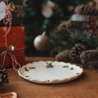 Naori Wagatsuma 我妻なおり - Christmas Round Plate NW04