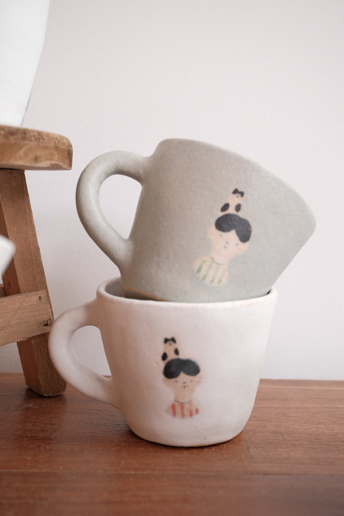 Aya Watanuki 綿貫彩 Mug Large - White Boy