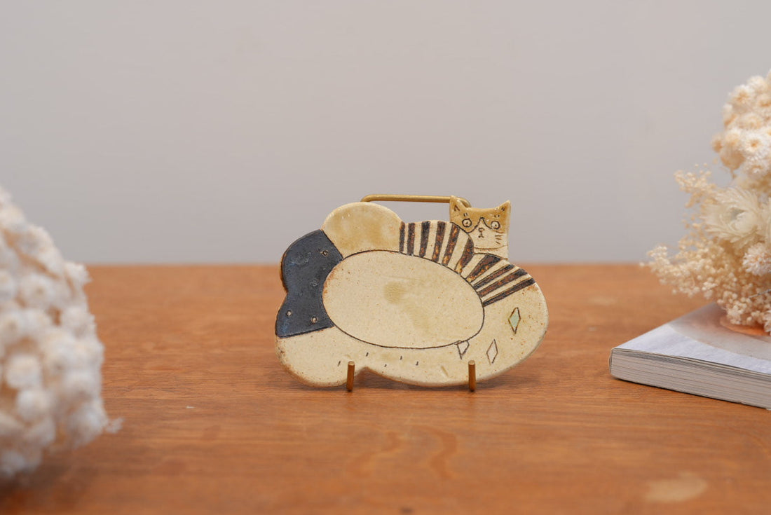 Shoko Hirano 平野照子 Cat Hide and Seek Plate SR11 #2