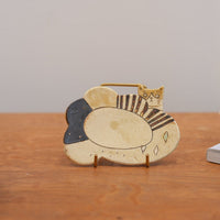 Shoko Hirano 平野照子 Cat Hide and Seek Plate SR11 #2