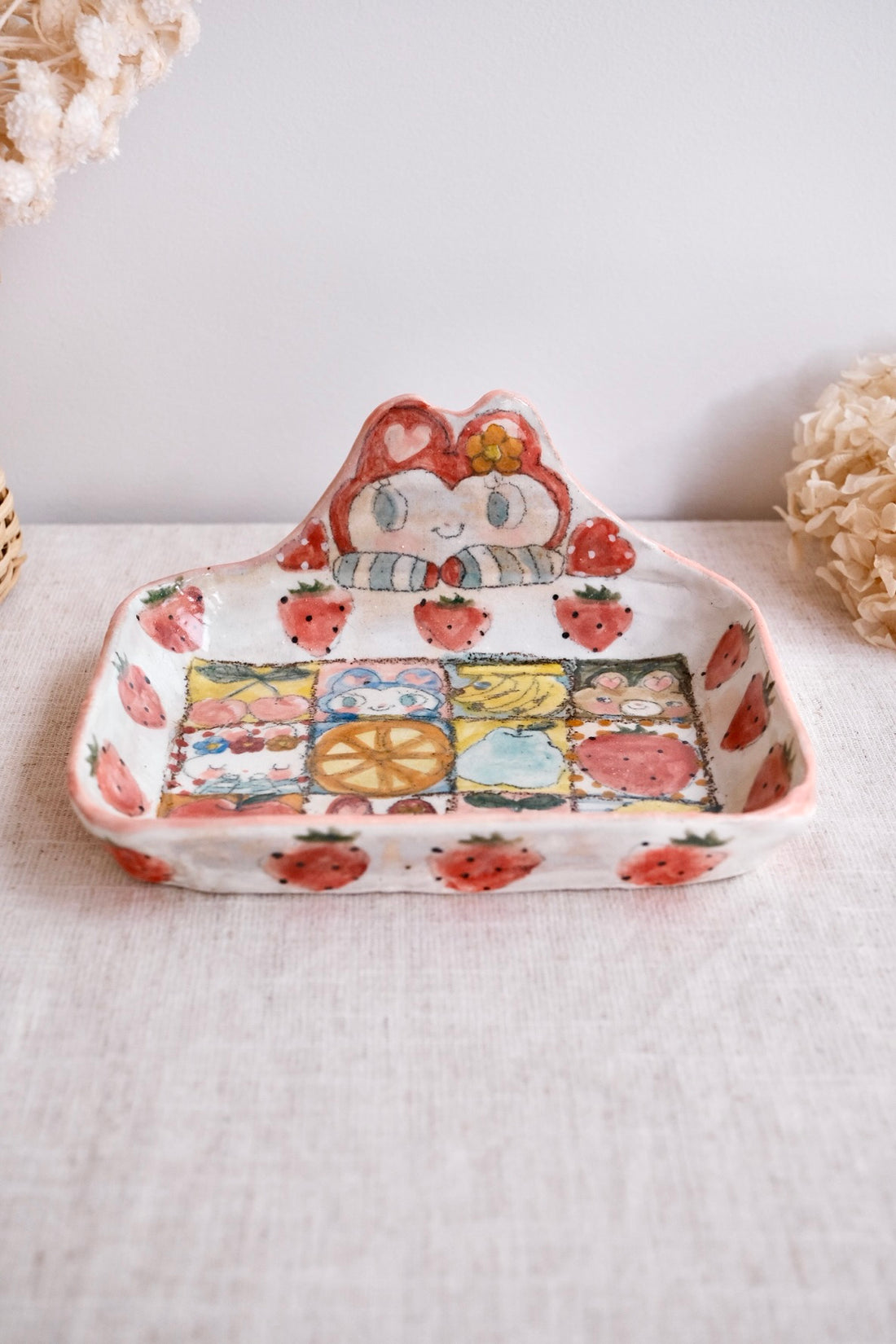 Asako Yamaguchi 山口麻子 Animal Square Deep Plate AI26