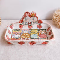 Asako Yamaguchi 山口麻子 Animal Square Deep Plate AI26