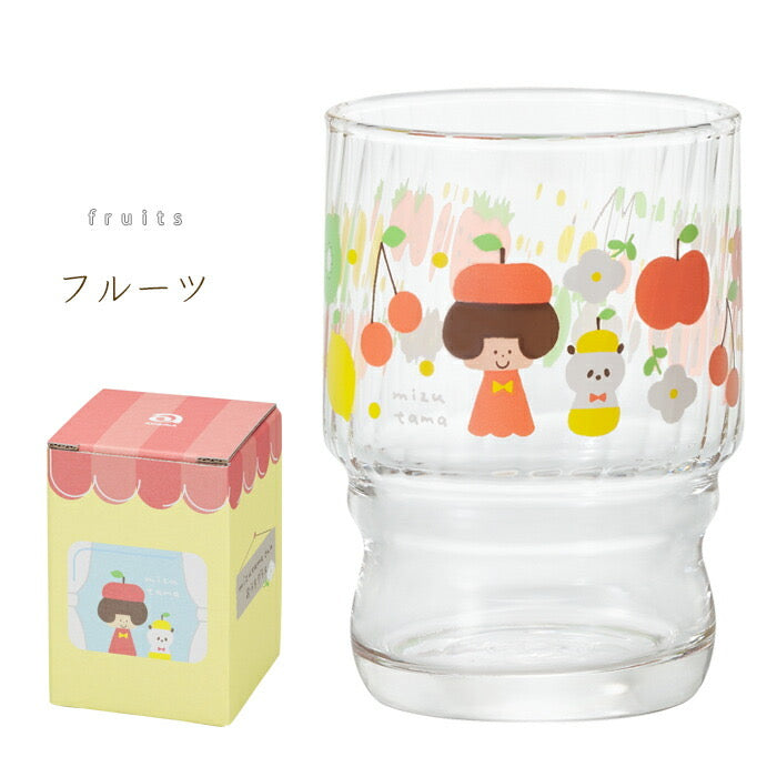 Aderia Glass Water Cup - Misutama Fruit