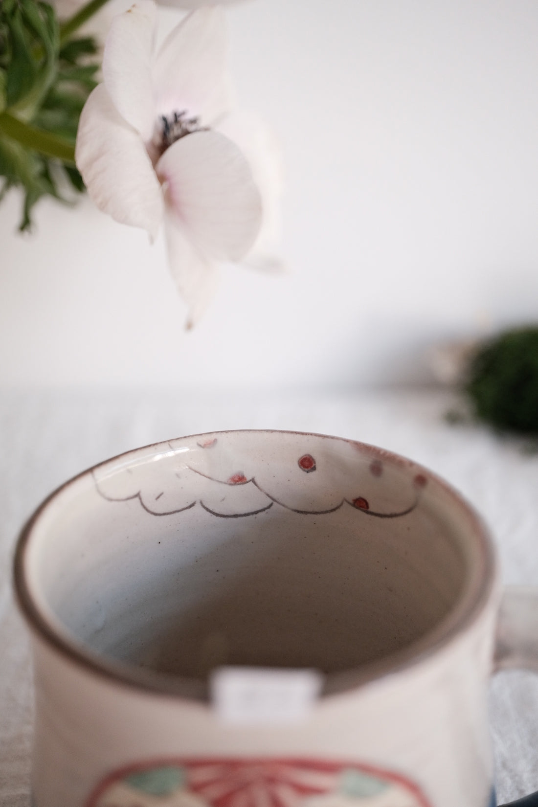 Tsubouchi Mayumi 坪内真弓 Hand Painted Mug MT09 - #2