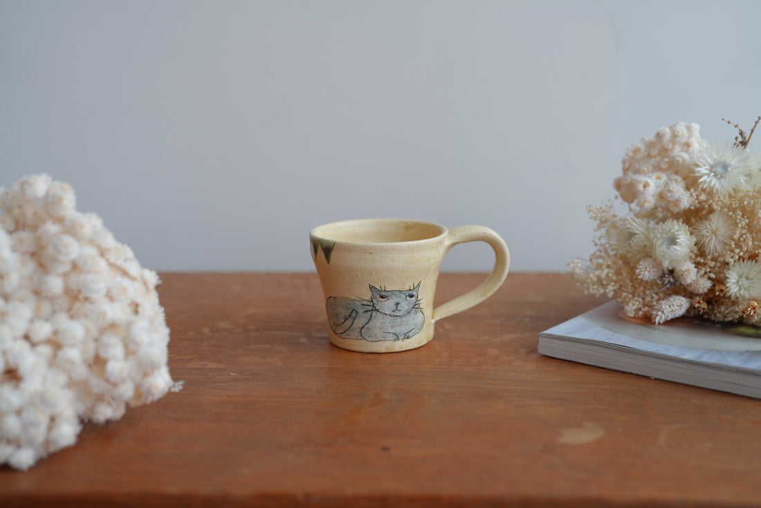 Shoko Hirano 平野照子 Cat Mug SR01 #4