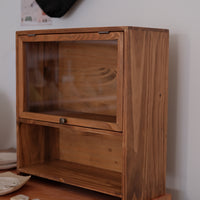 Natural Wood Storage Cabinet - Store Pick Up Only