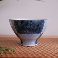 Hasami Ware Checked Rice Bowl