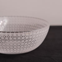 Miki Yamaguchi 山口未来 Kiriko Glass Large Bowl Lattice